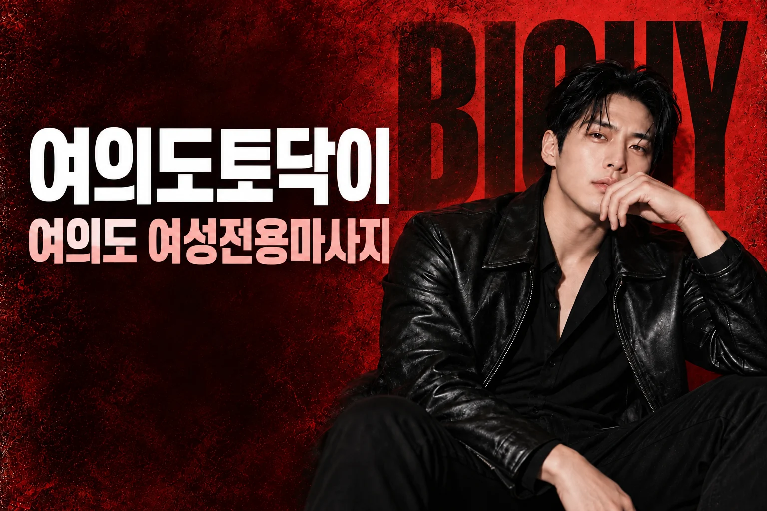 여의도토닥이 · 여의도 여성전용마사지, 빅가이 남성 모델 콘셉트 화보