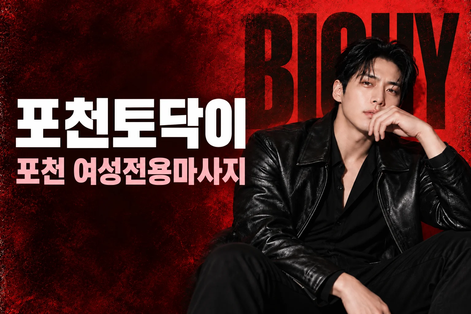 포천토닥이 · 포천 여성전용마사지, 빅가이 남성 모델 콘셉트 화보