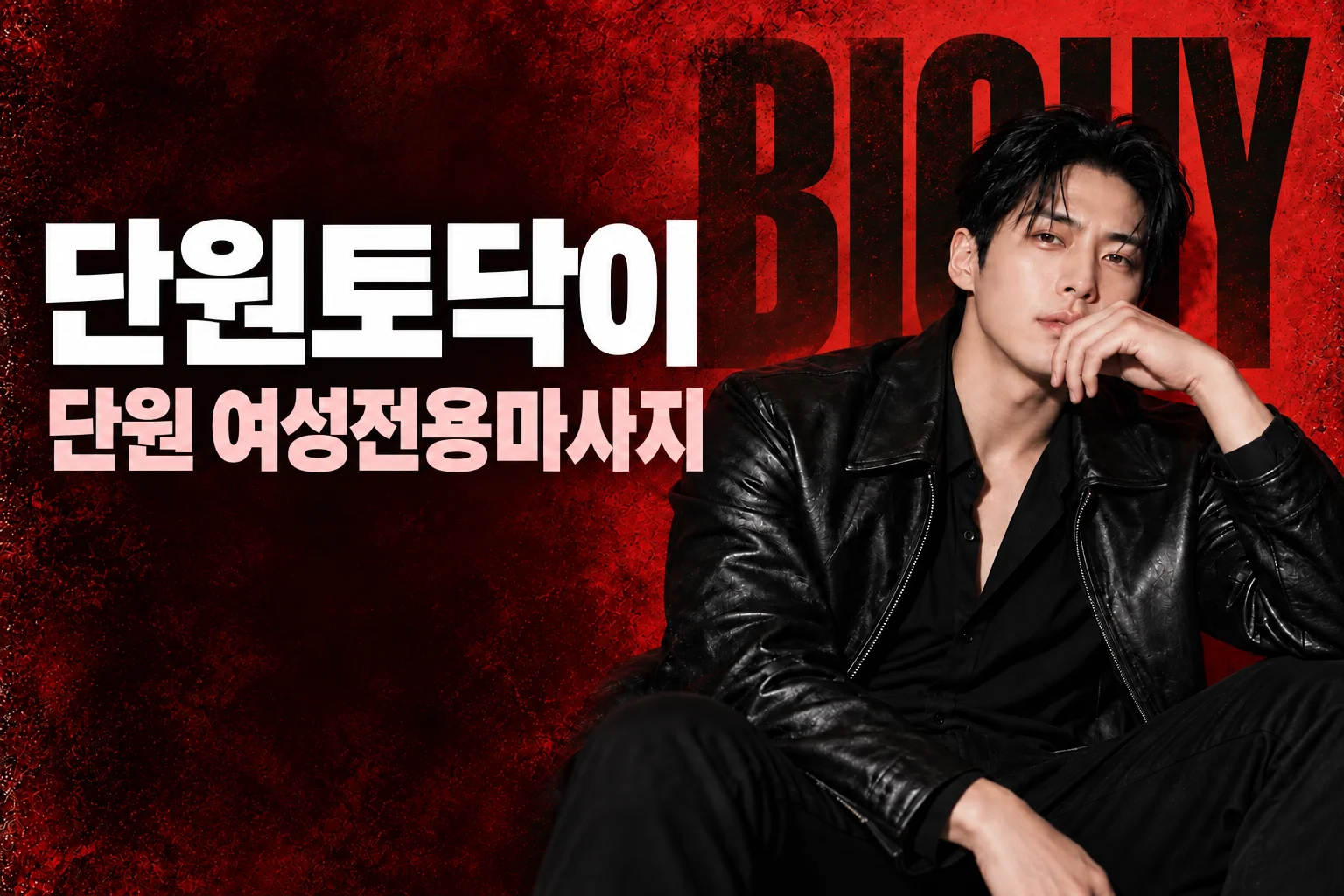 단원토닥이 · 단원 여성전용마사지, 빅가이 남성 모델 콘셉트 화보