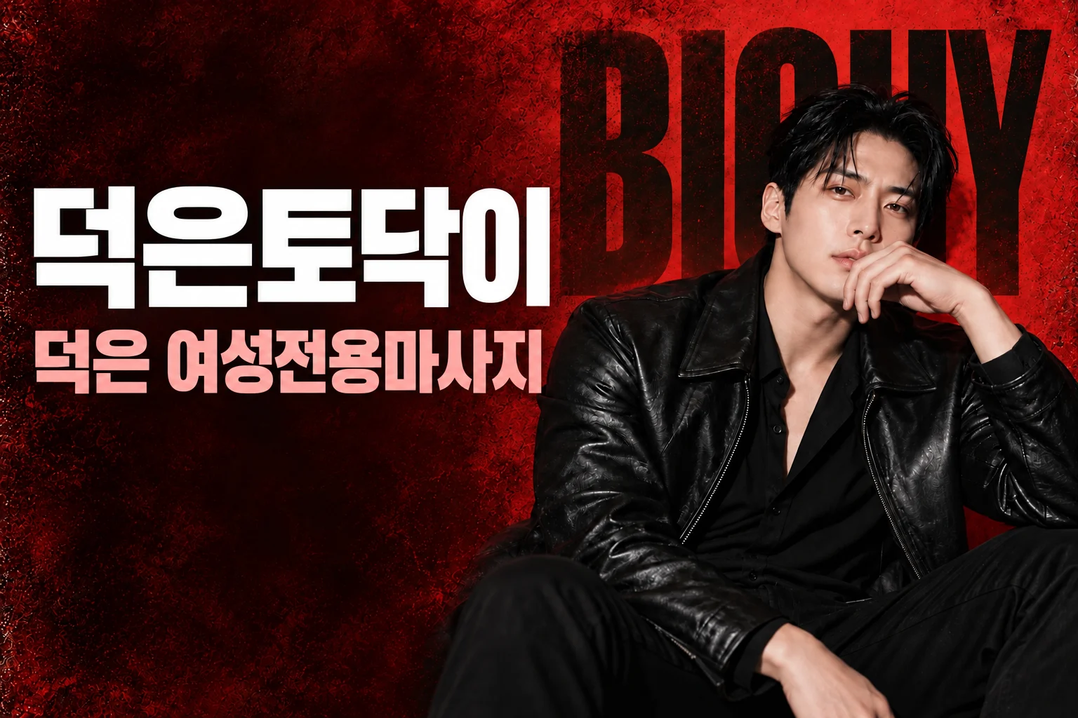 덕은토닥이 · 덕은 여성전용마사지, 빅가이 남성 모델 콘셉트 화보