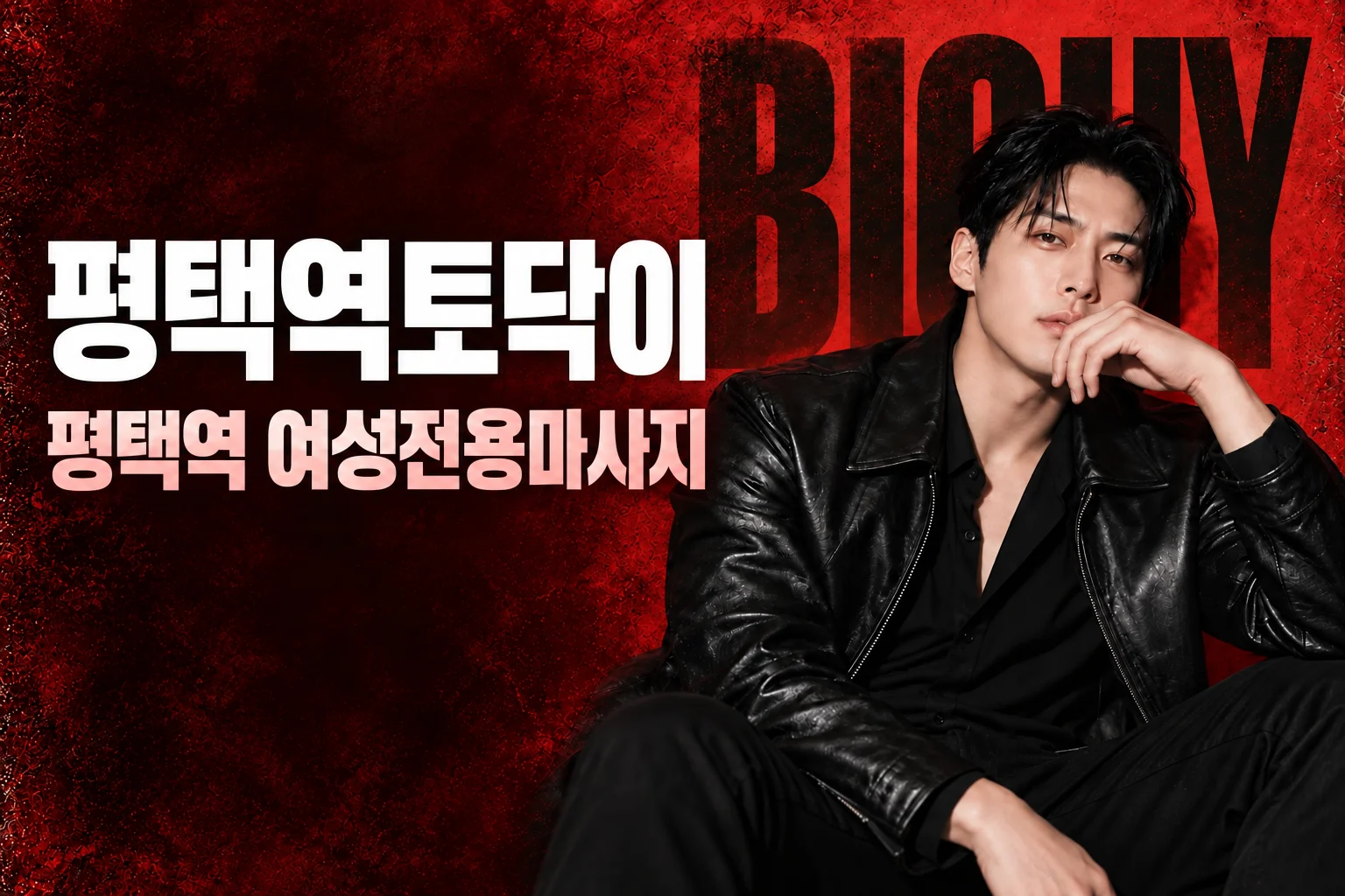 평택역토닥이 · 평택역 여성전용마사지, 빅가이 남성 모델 콘셉트 화보